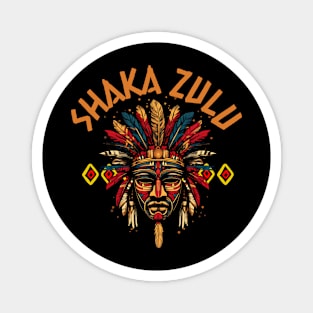 Shaka Zulu Magnet